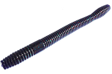 Image of Zoom Magnum Finesse Worm, 10 Pack, 5in, Junebug Red, 114177X