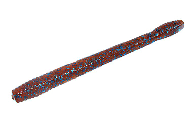 Image of Zoom Magnum Finesse Worm, 10 Pack, 5in, Moccasin Blue, 114007X
