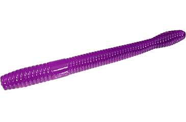 Image of Zoom Magnum Finesse Worm, 10 Pack, 5in, Old Purple, 114065X