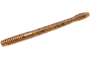 Image of Zoom Magnum Finesse Worm, 10 Pack, 5in, Pumpkin, 114013