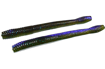 Image of Zoom Magnum Finesse Worm, 10 Pack, 5in, Purple Passion, 114058X
