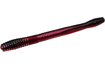 Image of Zoom Magnum Finesse Worm, 10 Pack, 5in, Red Shad, 114029X