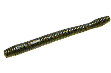 Image of Zoom Magnum Finesse Worm, 10 Pack, 5in, Watermelon Candy Red, 114281X