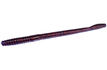 Image of Zoom Magnum Trick Worm, 8 Pack, 7in, Grape Red Glitter, 115063X