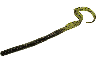 Image of Zoom Ole Monster Magnum Worm, 9 Pack, 10.5in, Green Pumpkin Magic, 26284