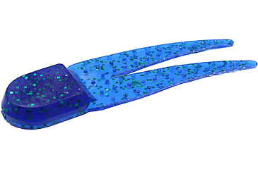 Image of Zoom Pro Chunk Jig Trailer, 5 Pack, 3 1/2in, Emerald Blue, 048352X