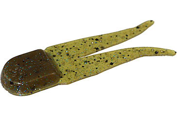 Image of Zoom Pro Chunk Jig Trailer, 5 Pack, 3 1/2in, Green Pumpkin Blue, 048239X