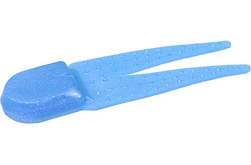 Image of Zoom Pro Chunk Jig Trailer, 5 Pack, 3 1/2in, Powder Blue, 048207X