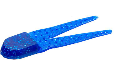 Image of Zoom Pro Chunk Jig Trailer, 5 Pack, 3 1/2in, Sapphire Blue, 048110X