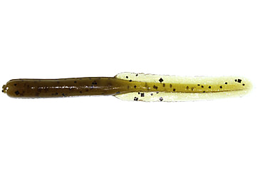 Image of Zoom Salty Reaper Finesse Bait, 20 Pack, 4in, Green Pumpkin, 032025X