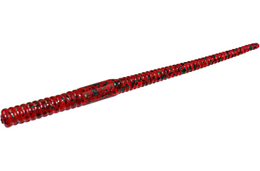 Image of Zoom Shakey Head Finesse Worm, 20 Pack, 5in, Red Bug, 057021X
