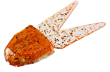 Image of Zoom Small Chunk Jig Trailer, 5 Pack, 2.5in, Bourbon Blaze, 027416X