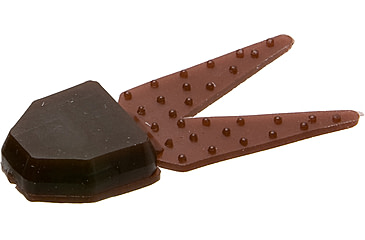 Image of Zoom Small Chunk Jig Trailer, 5 Pack, 2.5in, Brown, 027117X