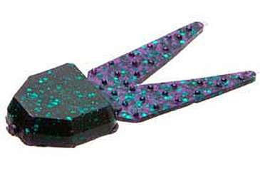Image of Zoom Small Chunk Jig Trailer, 5 Pack, 2.5in, Junebug, 027005X