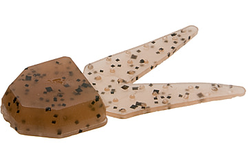 Image of Zoom Small Chunk Jig Trailer, 5 Pack, 2.5in, Pumpkin, 027013X