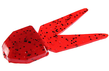 Image of Zoom Small Chunk Jig Trailer, 5 Pack, 2.5in, Tomato Seed, 027084X