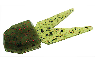 Image of Zoom Small Chunk Jig Trailer, 5 Pack, 2.5in, Watermelon Red, 027054X