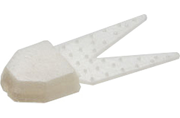 Image of Zoom Small Chunk Jig Trailer, 5 Pack, 2.5in, White Pearl, 027045X