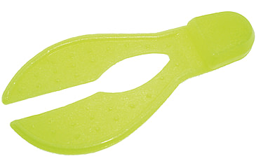 Image of Zoom Super Chunk Jig Trailer, 5 Pack, 3.5in, Chartreuse Pearl, 037046X