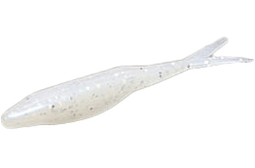 Image of Zoom Super Fluke Jr Baitfish Imitator, 10 Pack, 4in, Blue Pearl Silver Glit, 056325X