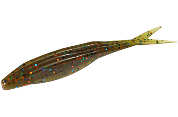 Image of Zoom Super Fluke Jr Baitfish Imitator, 10 Pack, 4in, Bull Bream, 056435X