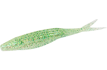 Image of Zoom Super Fluke Jr Baitfish Imitator, 10 Pack, 4in, Lucky Shad, 056430X