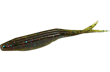 Image of Zoom Super Fluke Jr Baitfish Imitator, 10 Pack, 4in, Tilapia Magic, 056411X