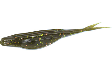 Image of Zoom Super Fluke Jr Baitfish Imitator, 10 Pack, 4in, Yabby Mudbug, 056366X