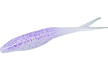Image of Zoom  Super Fluke Jr Fluke, 10, 4in, Lavender Shad, 056364-SP