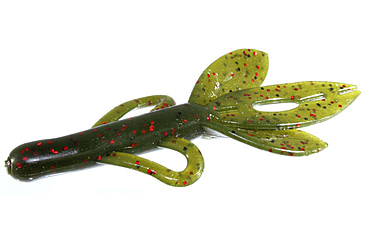 Image of Zoom Super Hog Creature Bait, 10 Pack, 4in, Avocado, 085147X