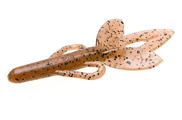 Image of Zoom Super Hog Creature Bait, 10 Pack, 4in, Pumpkin, 085013X