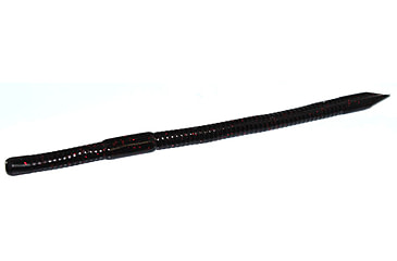 Image of Zoom Swamp Crawler Finesse Worm, 5 Pack, 5.5in, Black Red Glitter 2, 016001X