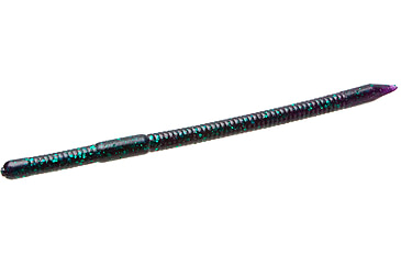Image of Zoom Swamp Crawler Finesse Worm, 5 Pack, 5.5in, Junebug 2, 016005X