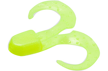 Image of Zoom Swimmin Chunk Jig Trailer, 10 Pack, 3in, Chartreuse Pearl, 43046