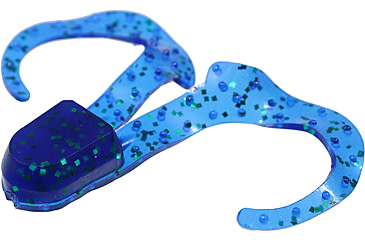 Image of Zoom Swimmin Chunk Jig Trailer, 10 Pack, 3in, Emerald Blue, 043352X