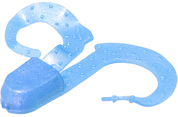 Image of Zoom Swimmin Chunk Jig Trailer, 10 Pack, 3in, Powder Blue, 043207X