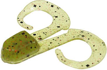 Image of Zoom Swimmin Chunk Jig Trailer, 10 Pack, 3in, Watermelon Red, 043054X