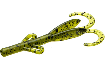 Image of Zoom Tiny Brush Hog Mini Creature Bait, 15 Pack, 3in, Watermelon Seed, 55019