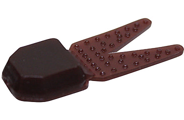 Image of Zoom Tiny Chunk Jig Trailer, 5 Pack, 2in, Brown, 029117X