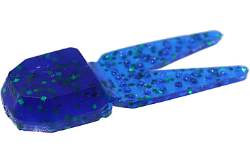 Image of Zoom Tiny Chunk Jig Trailer, 5 Pack, 2in, Emerald Blue, 029352X