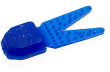 Image of Zoom Tiny Chunk Jig Trailer, 5 Pack, 2in, Flippin Blue, 029066X