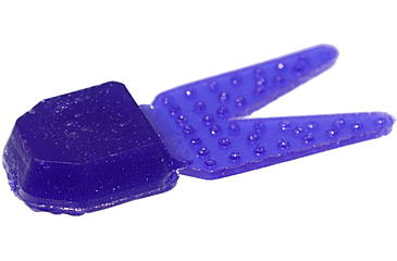 Image of Zoom Tiny Chunk Jig Trailer, 5 Pack, 2in, Flippin Purple, 029101X