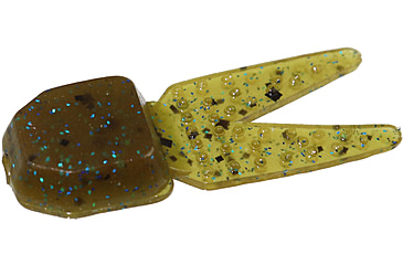 Image of Zoom Tiny Chunk Jig Trailer, 5 Pack, 2in, Green Pumpkin Blue, 029239X