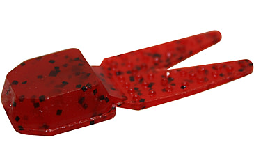 Image of Zoom Tiny Chunk Jig Trailer, 5 Pack, 2in, Tomato Seed, 029084X