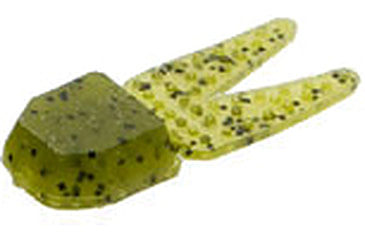 Image of Zoom Tiny Chunk Jig Trailer, 5 Pack, 2in, Watermelon Seed, 029019X