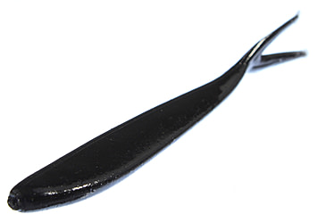 Image of Zoom Tiny Fluke Baitfish Imitator, 20 Pack, 3in, Black, 081038X