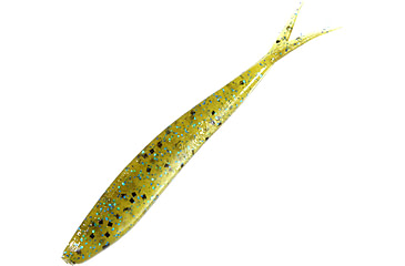 Image of Zoom Tiny Fluke Baitfish Imitator, 20 Pack, 3in, Green Pumpkin Blue, 081239X