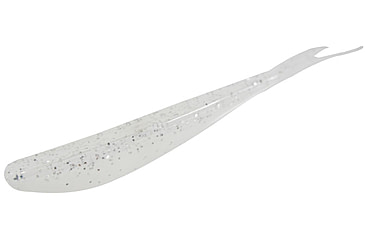 Image of Zoom Tiny Fluke Baitfish Imitator, 20 Pack, 3in, White Ice, 081185X