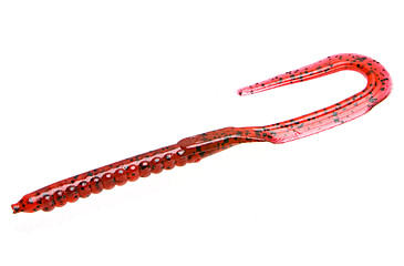 Image of Zoom U-Tale Mid-Size Worm, 20 Pack, 6 3/4in, Cherry Seed, 001018X