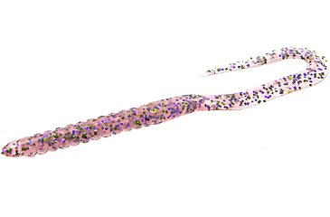 Image of Zoom U-Tale Mid-Size Worm, 20 Pack, 6 3/4in, Cotton Candy, 001023X